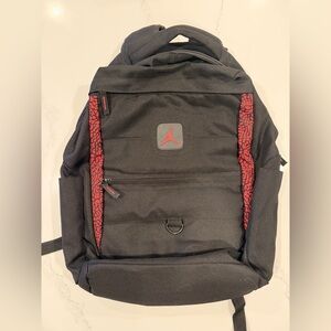 Jordan Men's Backpack in Black with Red Accents